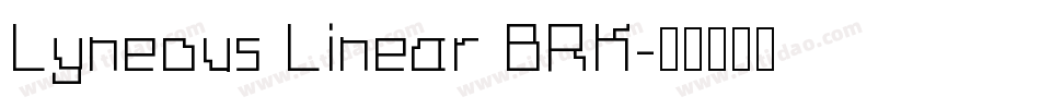 Lyneous Linear BRK字体转换